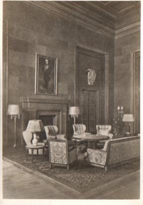 POSTAL PV11643: Despacho del Fuhrer rincon junto a la chimenea