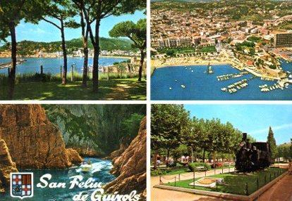 POSTAL PV11653: San Feliu de Guixols vistas varias PV11653