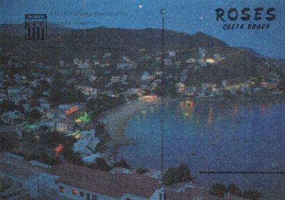 POSTAL PV11614: Roses de noche