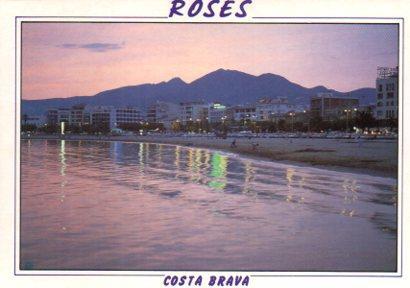 POSTAL PV11629: Bello atardecer en Roses PV