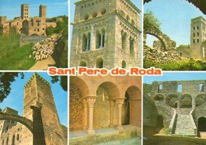 POSTAL PV11620: Vista varias del Monestir de Sant Pere de Roda