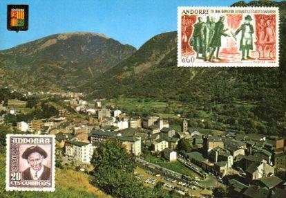 POSTAL PV11667: Vista general de Andorra la Vella