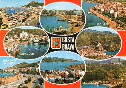 POSTAL PV11668: Vistas varias de poblaciones de la Costa Brava PV11668