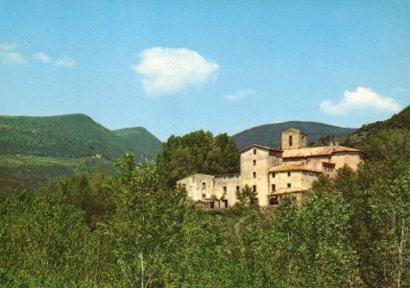 POSTAL PV11607: Vista panoramica e iglesia en Granollers de Rocacorba, Girona