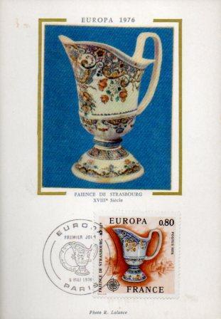 POSTAL PV11541: Carta filatelica de Francia. Europa 1976. Premier Jour