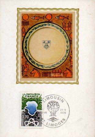 POSTAL PV11551: Carta filatelica de Francia. Limousin