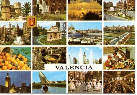 POSTAL PV11510: Valencia diferentes aspectos