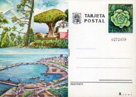POSTAL PV11517: Tarjeta postal de Correos vista del Puerto de Sta. Cruz