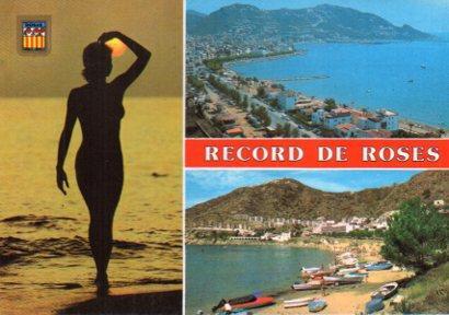 POSTAL PV11585: Record de Roses, Costa Brava