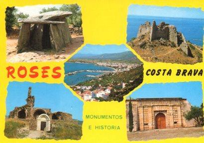 POSTAL PV11586: Roses monumentos e historia