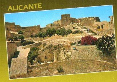 POSTAL PV11588: Castillo de Santa Barbara, Alicante