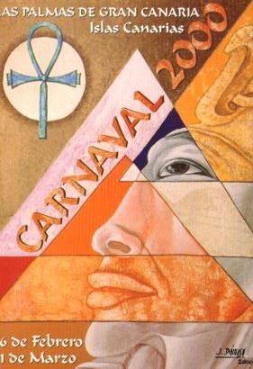 POSTAL PV11569: Publicidad Carnaval 2000 Las Palmas de Gran Canaria