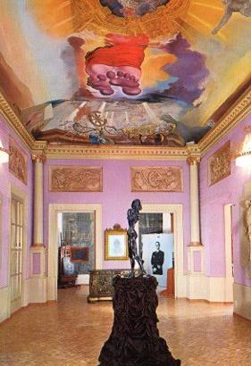 POSTAL PV11570: Detalle salon retrato proyecto hiperrealista del Principe Juan Carlos de Borbon