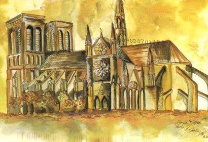 POSTAL PV11573: Aquarell Oliver Butow