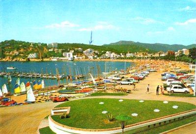 POSTAL PV11840: Club Nautico y playa de San Feliu de Guixols