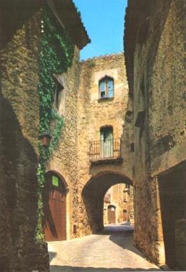 POSTAL PV11825: Calle Mayor en Pals, Costa Brava