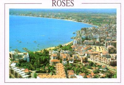 POSTAL PV11836: Roses y Santa Margarita, Costa Brava