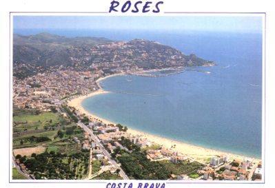 POSTAL PV11837: Roses vista panoramica