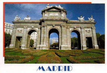 POSTAL PV11904: Puerta de Alcala, Madrid