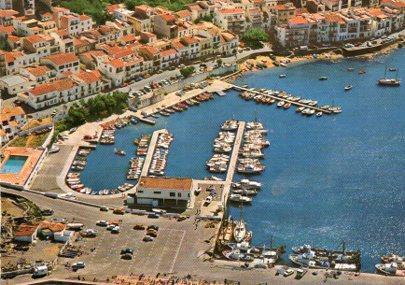 POSTAL PV11869: Club Nautico de Port de la Selva vista aerea