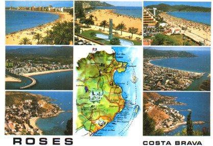 POSTAL PV11739: Diversas vistas de Rosas  PV11739