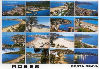 POSTAL PV11740: Diversas vistas de Rosas  PV11740