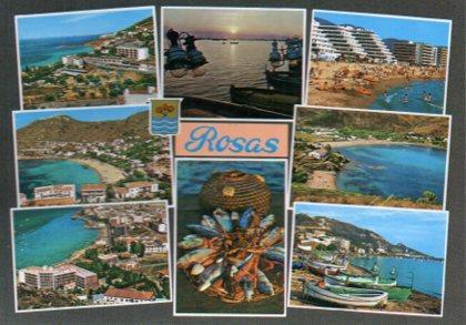 POSTAL PV11741: Vistas varias de Rosas, Costa Brava  PV11741
