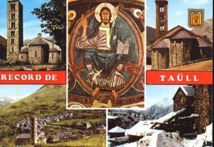 POSTAL PV11737: Taull vistas varias, Vall de Boi