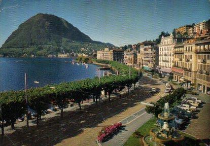 POSTAL PV11758: Vista de Lugano