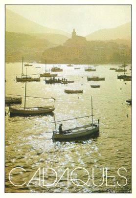 POSTAL PV11721: Barcas en el mar, Cadaques