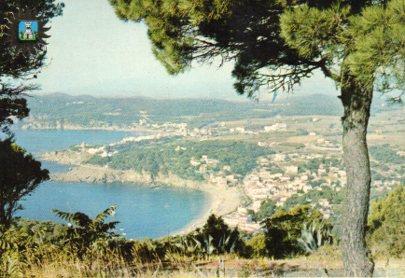 POSTAL PV11725: Llafranch y Calella de Palafrugell vista desde el Faro de San Sebastian