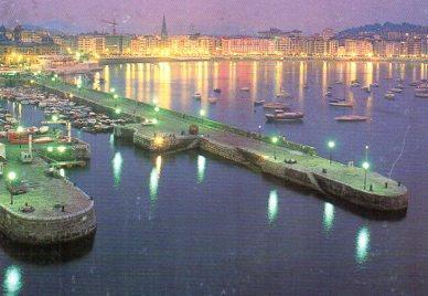 POSTAL PV11813: Puerto y Bahia de San Sebastian