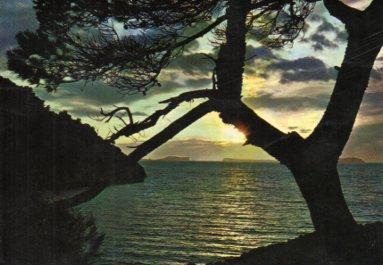 POSTAL PV11800: Puesta de sol en la Costa Brava