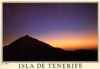 POSTAL PV11772: Anochecer en el Teide, Tenerife