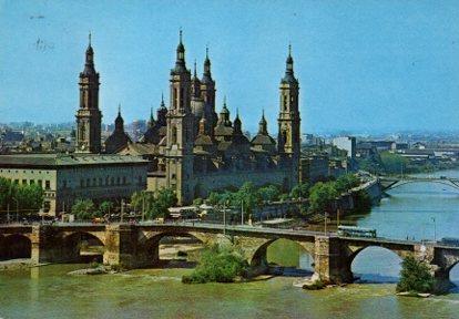 POSTAL PV11787: Puente de Piedra y Temploo del Pilar, Zaragoza