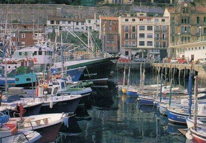 POSTAL PV11780: Barcos de pesca en San Sebastian