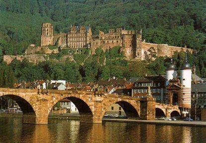 POSTAL PV11782: Alte Brucke und Schlob, Heidelberg