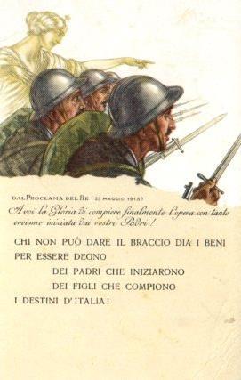 POSTAL PV11221: Proclama del Re 25 maggio 1915. Prestito Nazionale