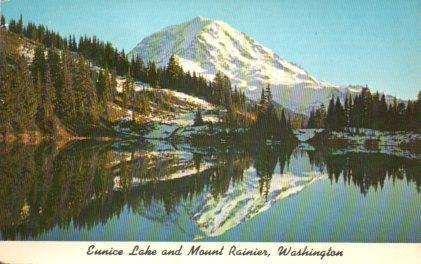 POSTAL PV11233: Eunice Lake and Mount Rainier, Washington