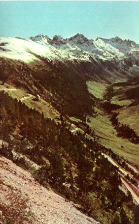 POSTAL PV11274: El Garona de Ruda y carretera del puerto, Valle de Aran
