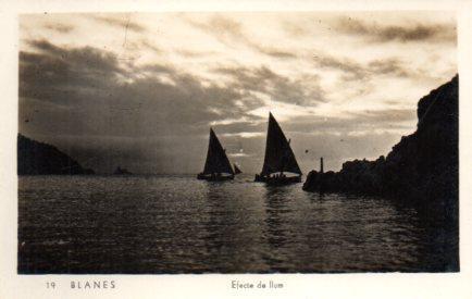 POSTAL PV11261: Blanes efecte de llum