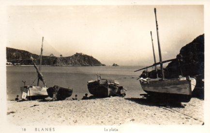 POSTAL PV11264: Blanes, la platja