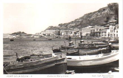 POSTAL PV11265: Port de la Selva, Calle de Mar y Lloia