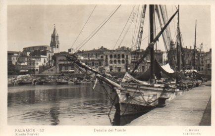 POSTAL PV11266: Palamos detalle del Puerto