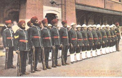 POSTAL PV11116: Troops of the British Empire, Hong Kong Constabulary