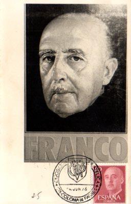 POSTAL PV11118: Tarjeta postal Franco Sta. Coloma de Farnes