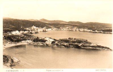 POSTAL PV11128: Cadaques vista panoramica