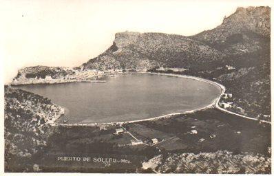 POSTAL PV11129: Vista aerea Puerto de Soller, Mallorca