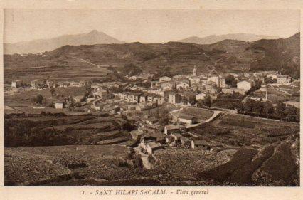 POSTAL PV11096: Vista general Sant Hilari Sacalm