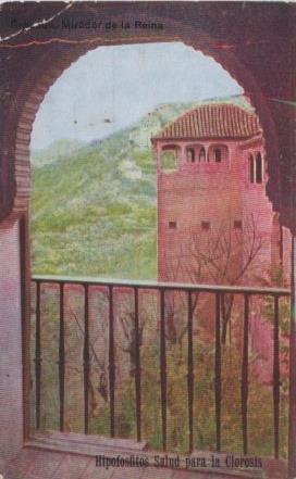 POSTAL PV11102: Mirador de la Reina, Granada. Publicidad Hipofosfitos Salud